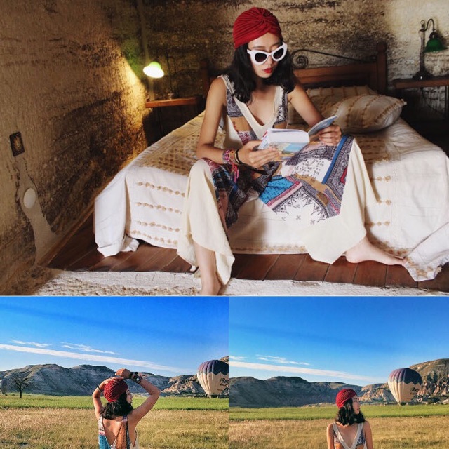 Turban / Nón boho.
