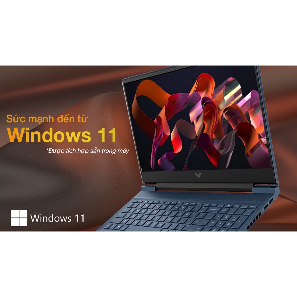 Laptop Gaming HP VICTUS 16 d0202TX i5 11400H/8GB/32GB+512GB/4GB RTX3050Ti/16.1"F/144Hz/Win11//Xanh