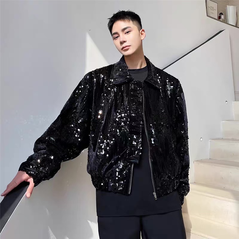 ÁO KHOÁC THU ĐÔNG BLING BLING CHO NAM |TAHISHOP| ( sẵn size M)