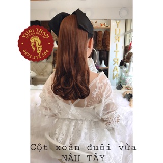 [HÌNH THẬT 100%] Tóc giả Yuritran chính hãng (Tóc cột xoăn vừa có 3 màu)