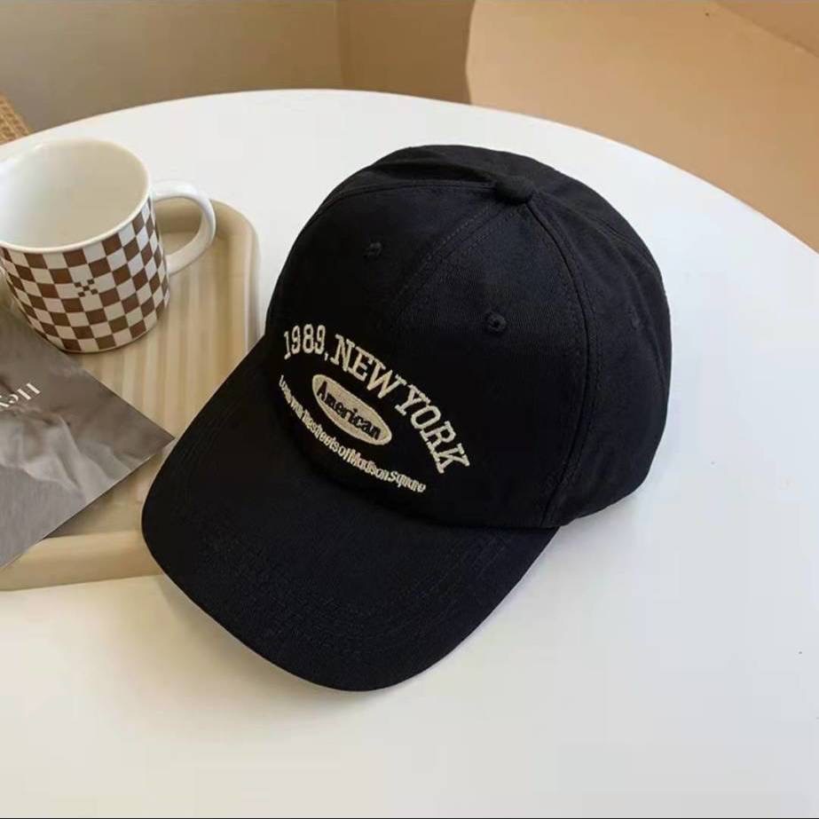 Nón Tai Bèo Dệt Kim Màu Đen Phong Cách Retro Cho Cặp Đôi