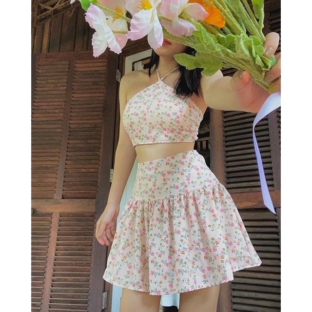 Joly set ( áo yếm, chân váy xoè)