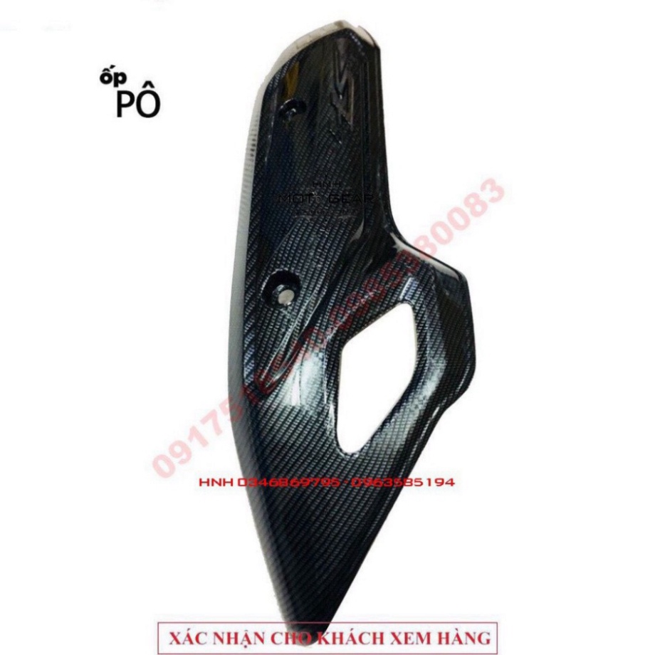 Ốp Pô Carbon Cho Các Dòng Honda Việt