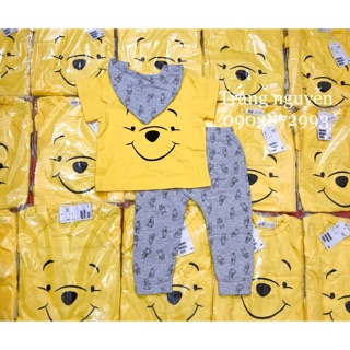 Set bộ gấu Pooh Hm xuất cho bé