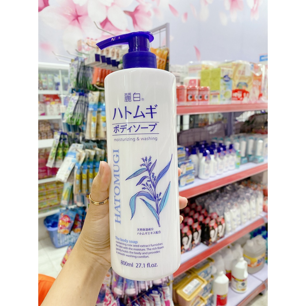Sữa tắm hatomugi nhật bản chai 800ml