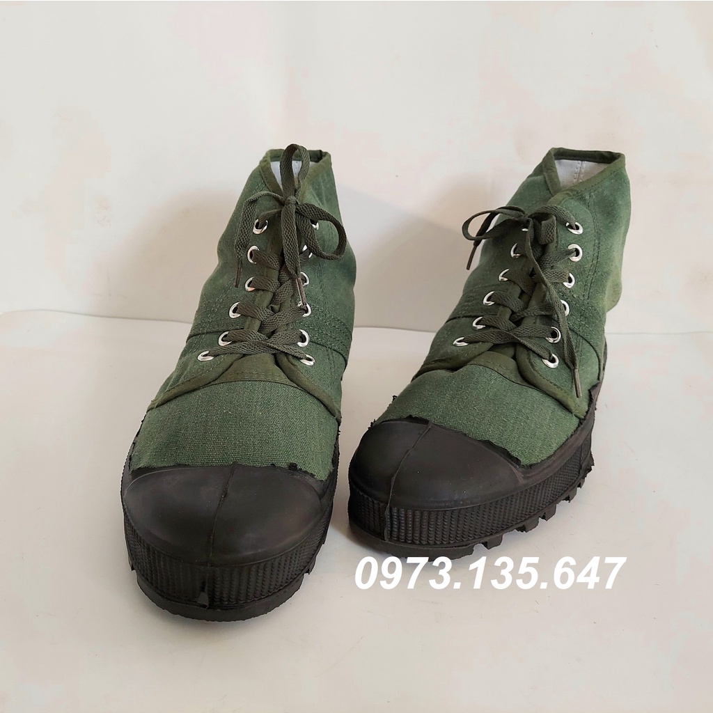 Giày Vải Bảo Hộ Lao Động - Đế Cao Su - Công Ty 32