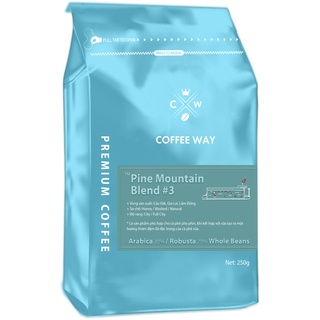 Cà phê Robusta Honey Cao Cấp kết hợp đặc biệt với Arabica Cầu Đất Cao Cấp - Coffee Wa - Pine Mountain Blend #3.