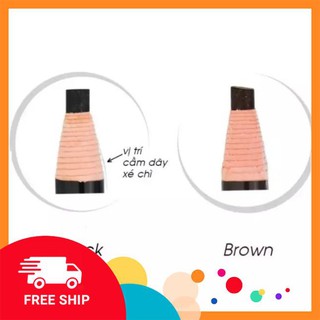[1 Cây Đen] (🎁+ FREESHIP💖)Chì Xé Kẻ Chân Mày  2 tem.
