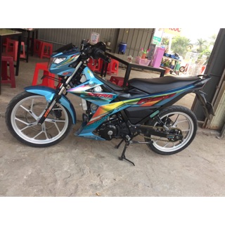 Tem raider fi hoa văn chìm crom