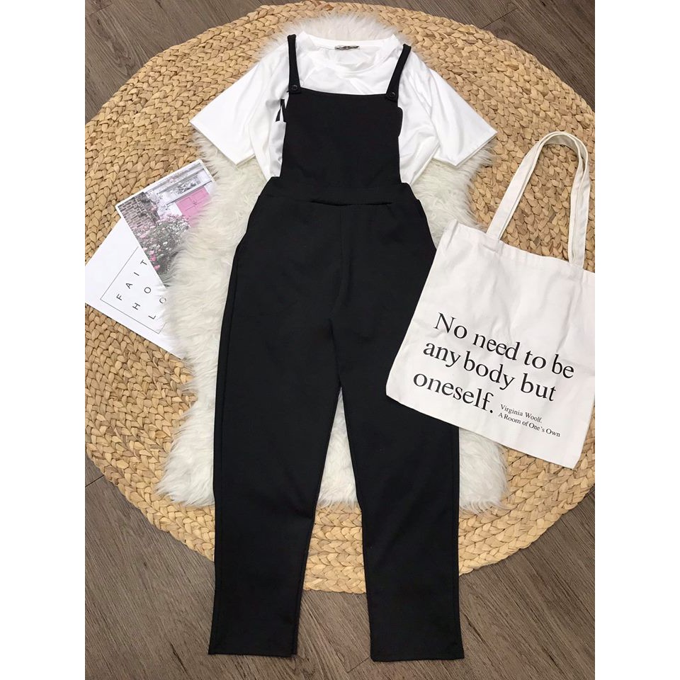 yếm quần mix áo moschino