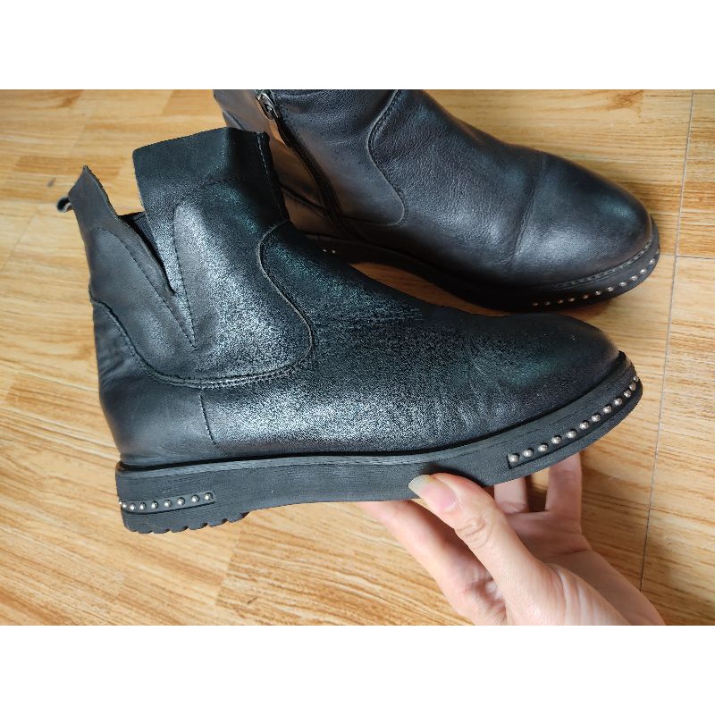 Bốt da thật size 37