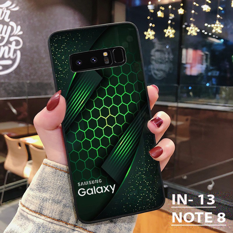 Ôp lưng NOTE 8 phủ kính cường lực siêu đẹp