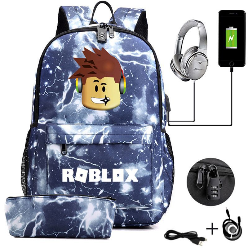 Set 4 Balo Túi Ví In Hình Game Roblox Thời Trang