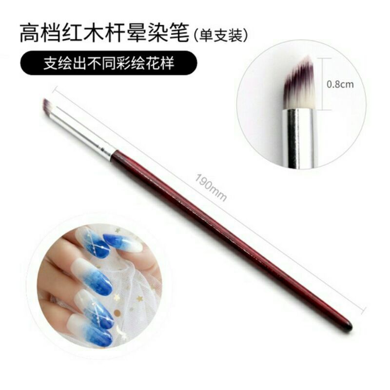 Cọ ombre dậm, làm loang