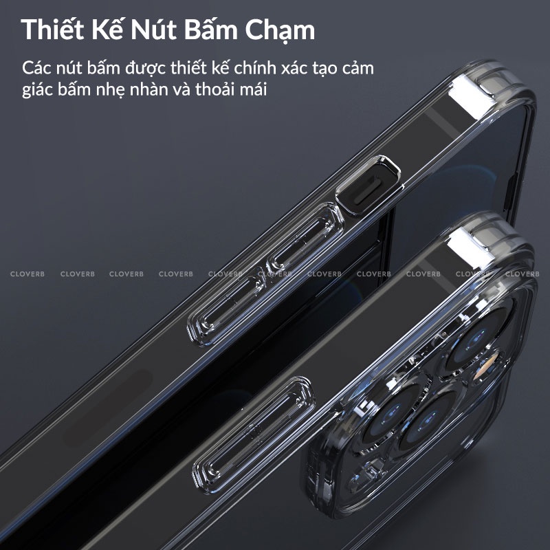 Ốp Lưng Trong Suốt Likgus Crytal Clear Canshield Viền Tpu Chống Sốc Bằng Túi Khí Lưng Pc Cứng Chống Trầy Bảo Vệ Camera
