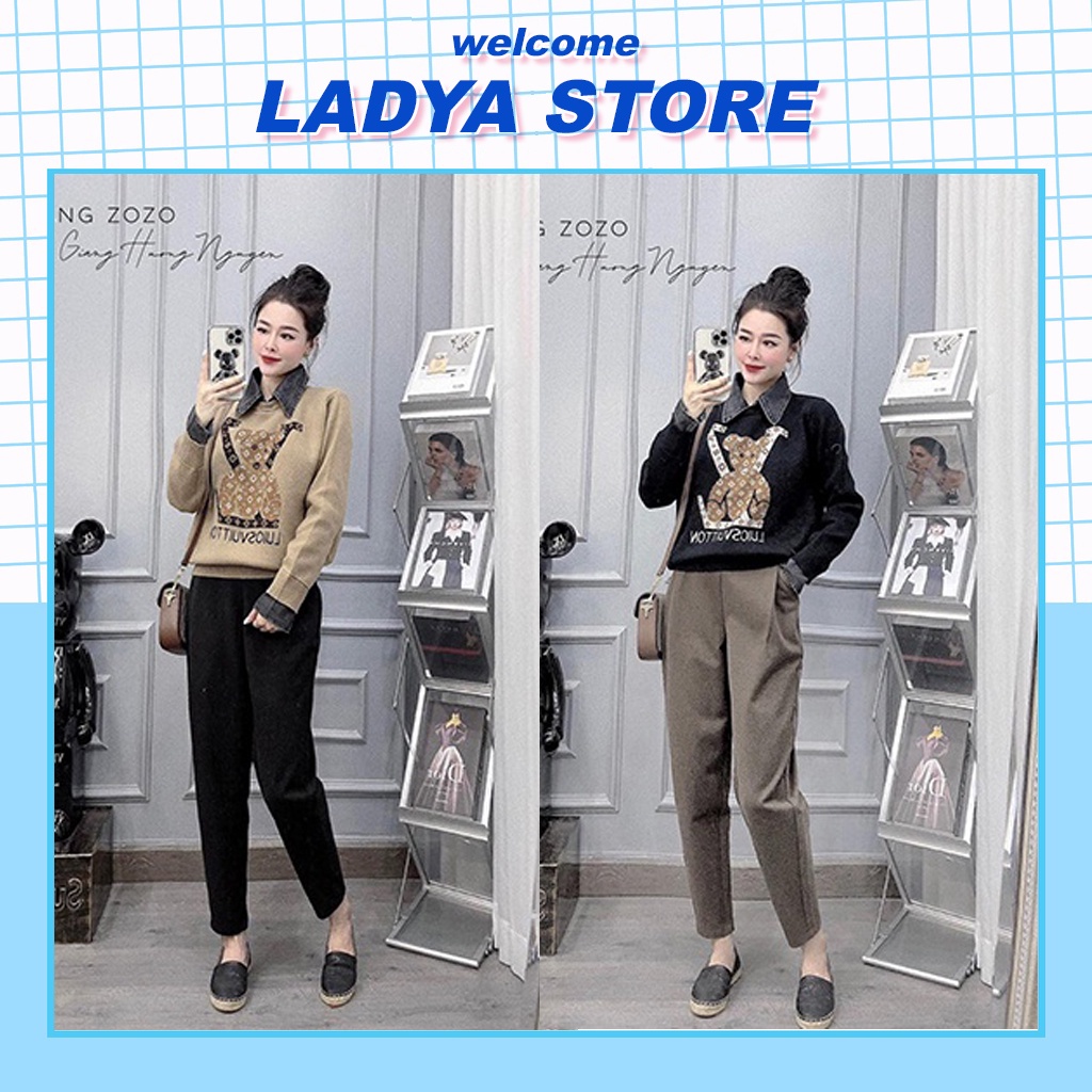 Quần baggy nữ dạ cạp chun chuẩn form tôn dáng M190