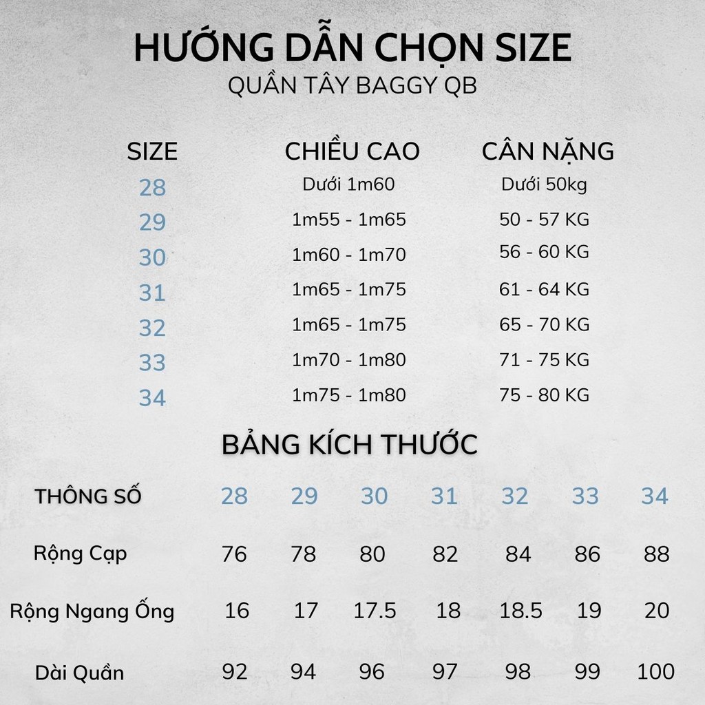 Quần tây nam học sinh ống rộng dáng suông chống bai, xù co giãn tốt thương hiệu JBAGY - QB