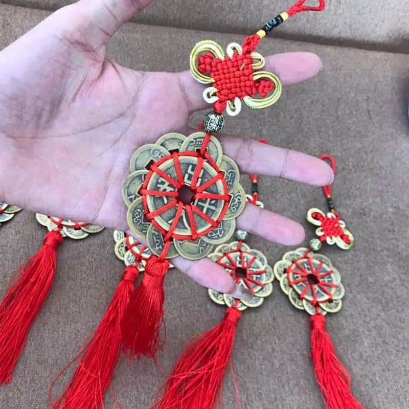 Combo 2 Dây Tiền Xu Mai Hoa Thập Toàn treo ô tô phong thủy ( 10 Cánh ) #Maihoathaptoan | BigBuy360 - bigbuy360.vn