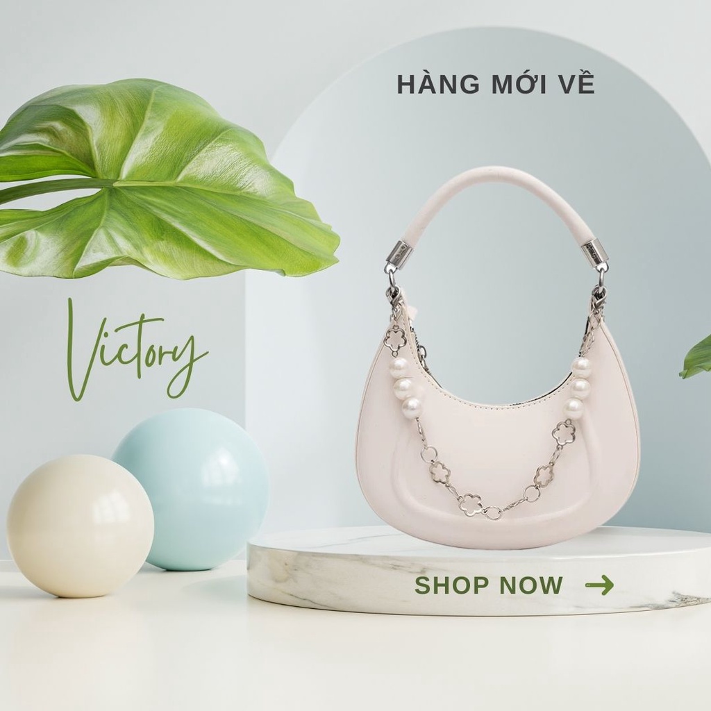 Túi Xách Nữ VICTORY Đeo Chéo Có Quai Xách thời trang Hàn Quốc Dự Tiệc Đi Làm sang chảnh SKU: 382