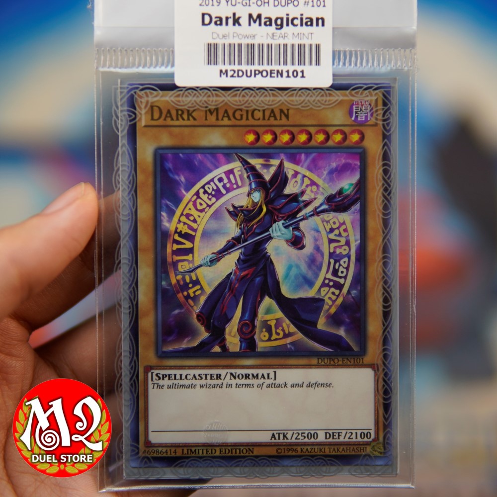 Thẻ bài YUGIOH DUPO-EN101 - Phù thủy bóng tối Dark Magician - ULTRA RARE - Bảo quản M2SCCQ-LITE