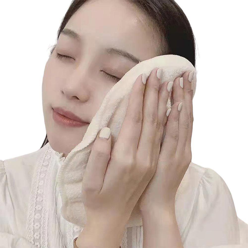 OCEANMAP Khăn Lông Cừu San Hô Dày Mềm Mại Dạng Nén Nén Chăm Sóc Da Mặt