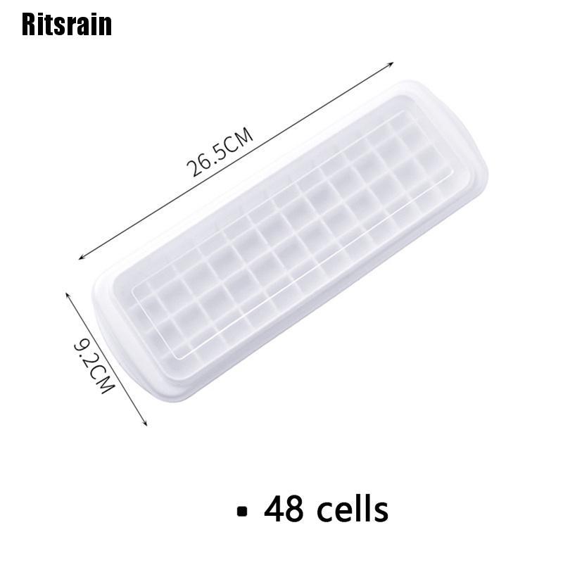 Ritsrain 12/48/60 Grids Ice Cube Tray Plastic Ice Cube Maker Sphere Mold for Cocktail VN