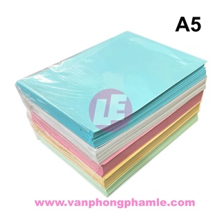 Bìa màu 180 Gsm A5 Xấp 100 Tờ