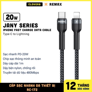 Dây Sạc Nhanh IPRemax RC-171 Type C to ,PD 20W,ChIPE-marker,Dài 1m,Chống Sạc Quá Tải,Chống Gãy Cáp