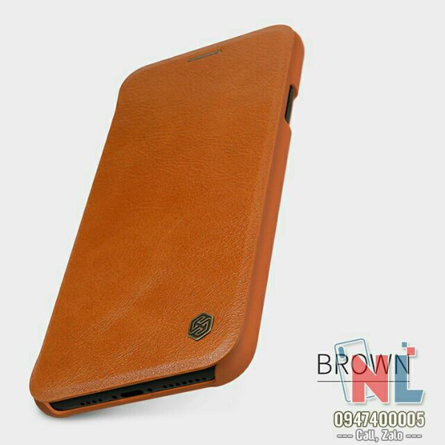 Bao da iPhone 11 pro 5.8 inch Nillkin Qin có khe chứa thẻ | BigBuy360 - bigbuy360.vn