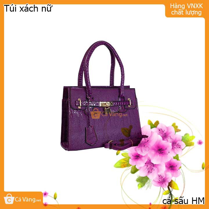 Túi xách nữ da giả cá sấu HM hàng VNXK size lớn