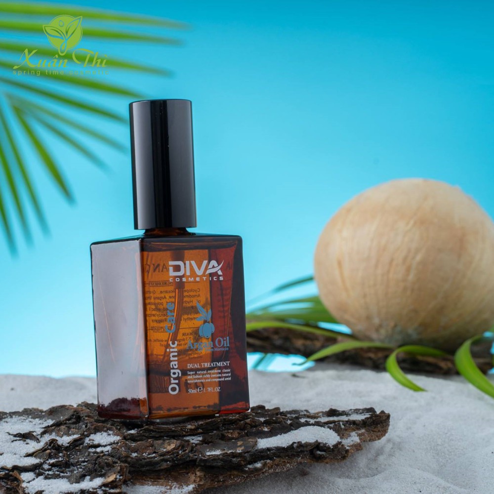 Tinh Dầu DIVA Argan Oil 50ml - Bảo vệ, phục hồi, nuôi dưỡng tóc và da từ sâu bên trong - abella