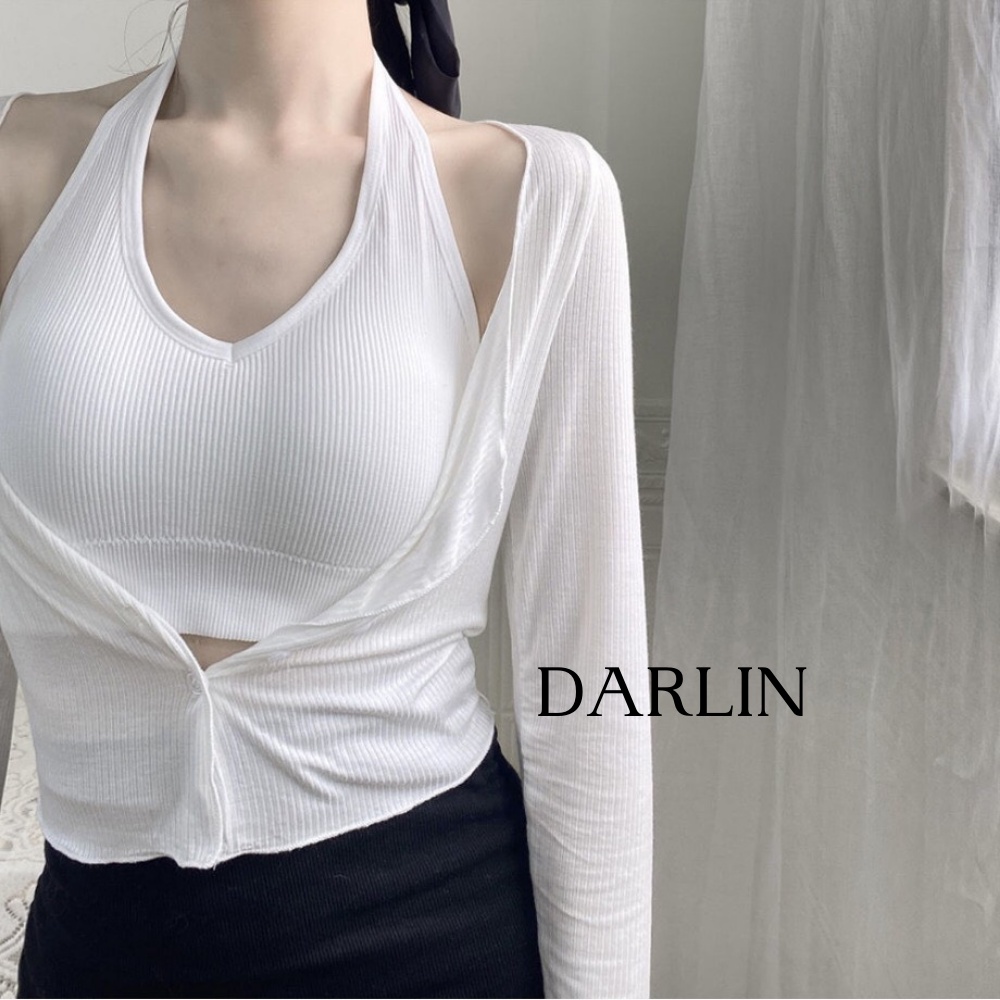 Áo Yếm Hở Lưng BONBIKINI Bra top Có Mút Đệm Thun Gân Sexy Nhảy Đi Biển Chơi Tập Gym Yoga