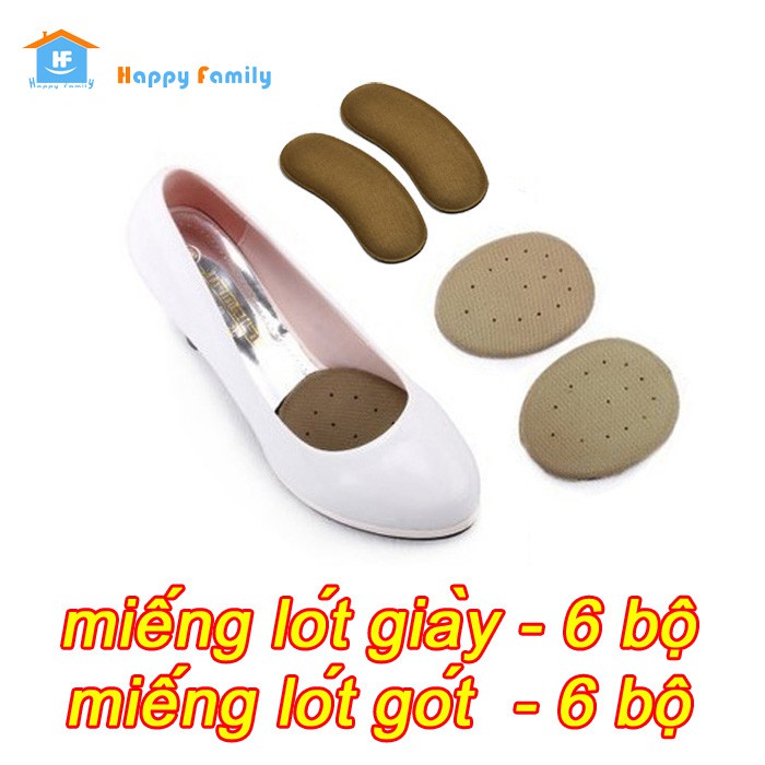 miếng lót giày + miếng lót gót
