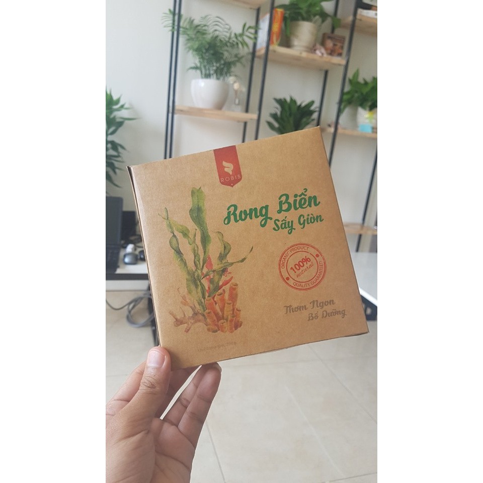 RONG BIỂN CHÁY TỎI (phiên bản hộp giấy 250gram)