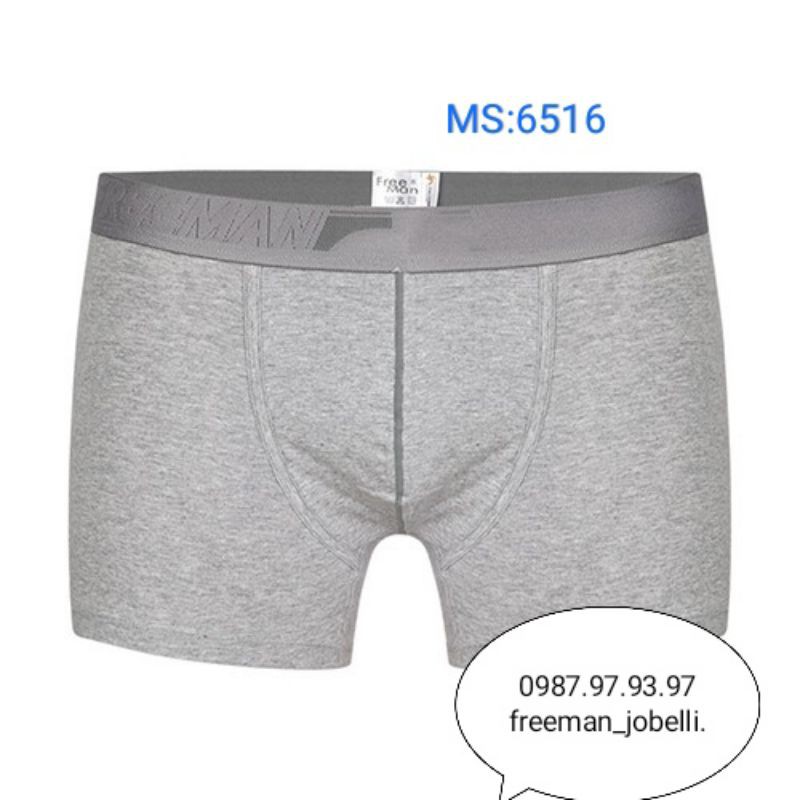 MS:6516,sịp đùi cotton 4 chiều, thương hiệu Freeman chính hãng