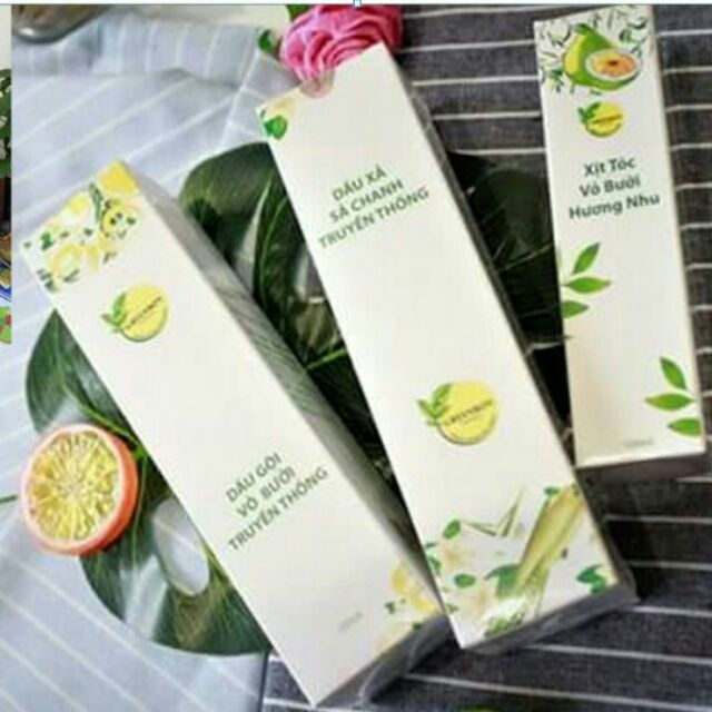 Bộ gội xả xịt tóc Greenbon 530k