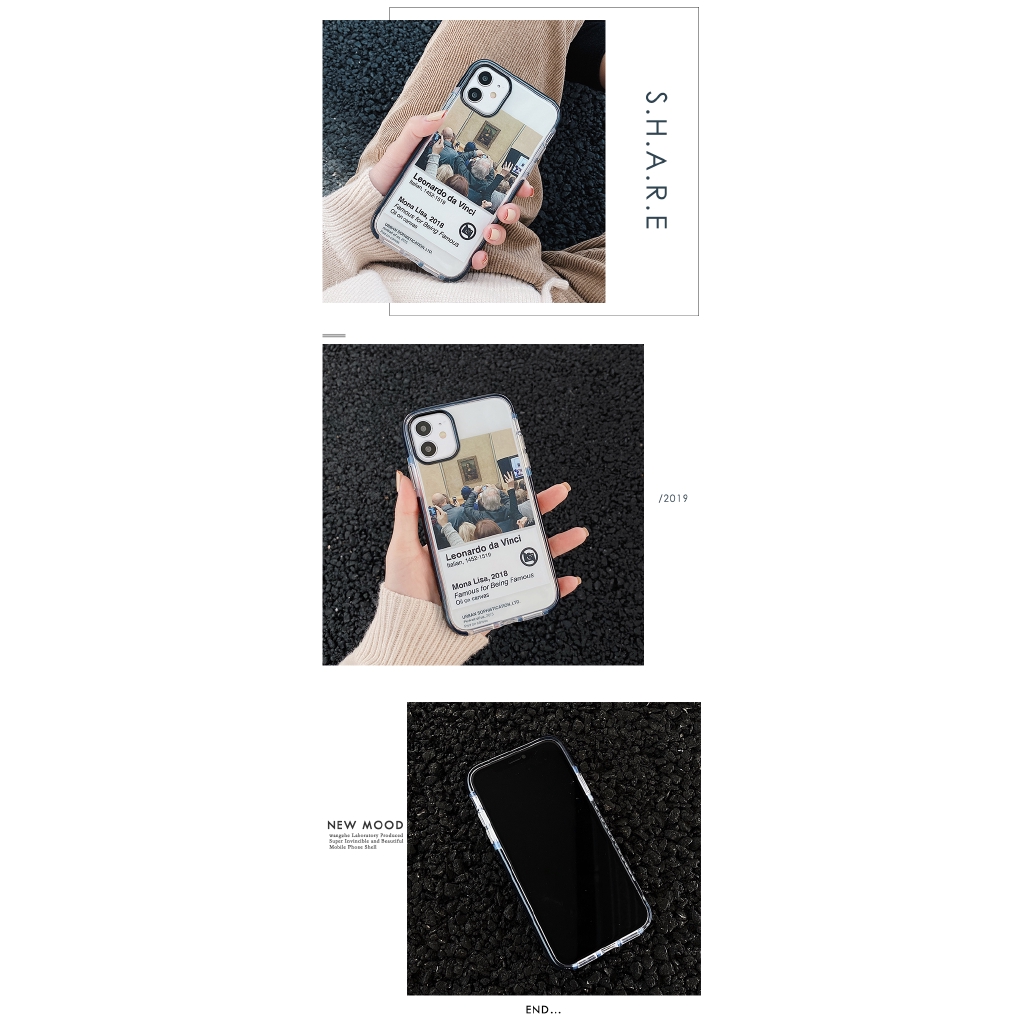 iPhone 12 Pro max Ốp điện thoại mềm in hình bức tranh nổi tiếng Mona Lisa dành cho iPhone 11 Pro MAX 7 8 Plus XR XS MAX | BigBuy360 - bigbuy360.vn