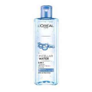 Nước Tẩy Trang L'Oreal Tươi Mát Cho Da Dầu, Hỗn Hợp 400ml Micellar Water 3-in-1 Refreshing Even For Sensitive Skin