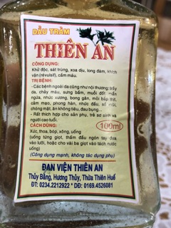 DẦU TRÀM ĐAN VIỆN THIÊN AN(HUẾ)
