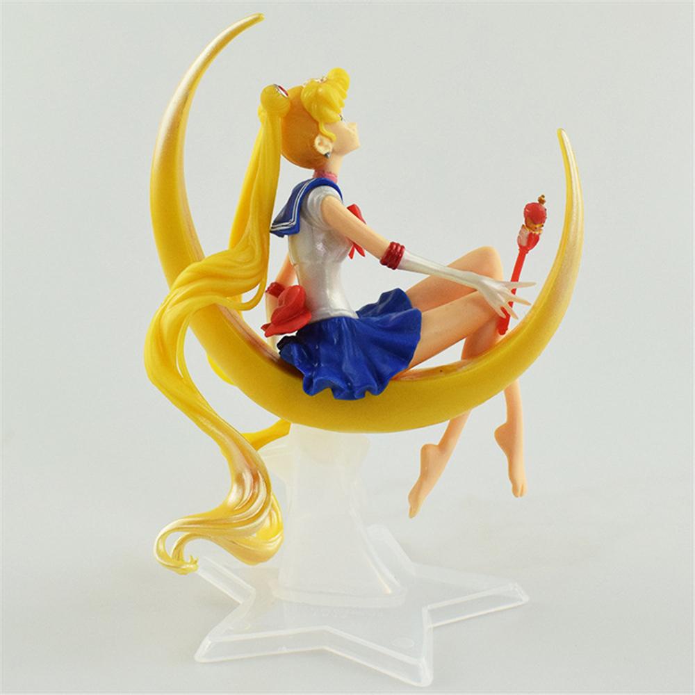 Mô Hình Đồ Chơi Nhân Vật Tsukino Usagi Thủy Thủ Mặt Trăng Bằng PVC