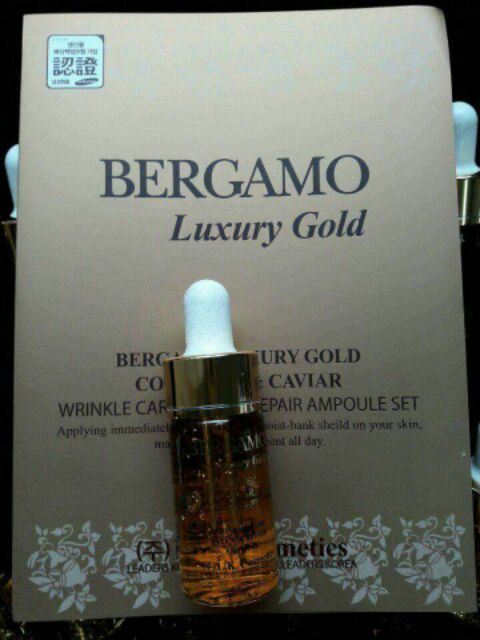 mỹ phẩm Bergmano Luxury gold