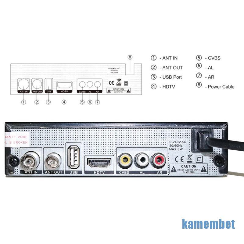 （hot*cod）DVB-C Combo TV Tuner DVB T2 Digital TV Receiver H.264 Decoder Set Top Box