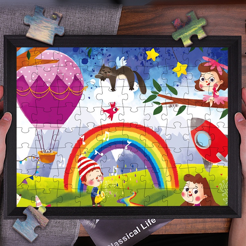 Bộ Đồ Chơi Xếp Hình 7 Lớp Phát Triển Trí Thông Minh Cho Trẻ Em