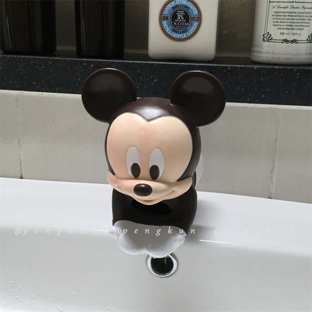 Dụng Cụ Nối Dài Vòi Nước Rửa Tay Chống Văng Họa Tiết Hoạt Hình Kiểu Hàn Quốc Cho Bé