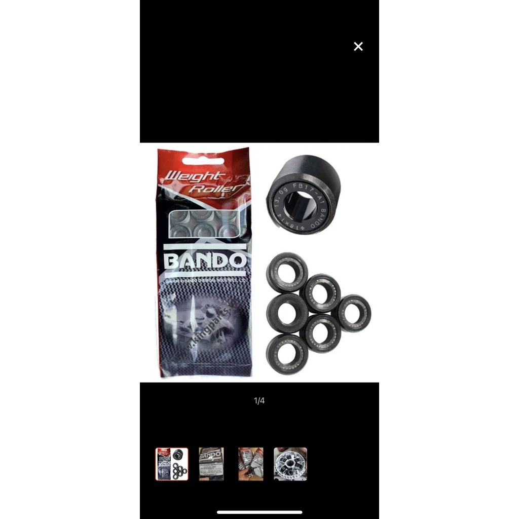 BỘ BI NỒI 14G XE NVX/ GRANDE  HIỆU BANDO
