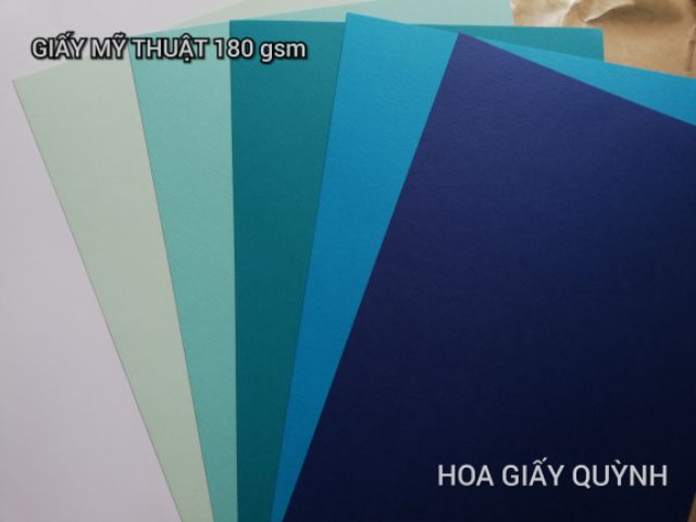 5 tờ GIẤY MỸ THUẬT Hàn quốc dày 180 gsm_A4