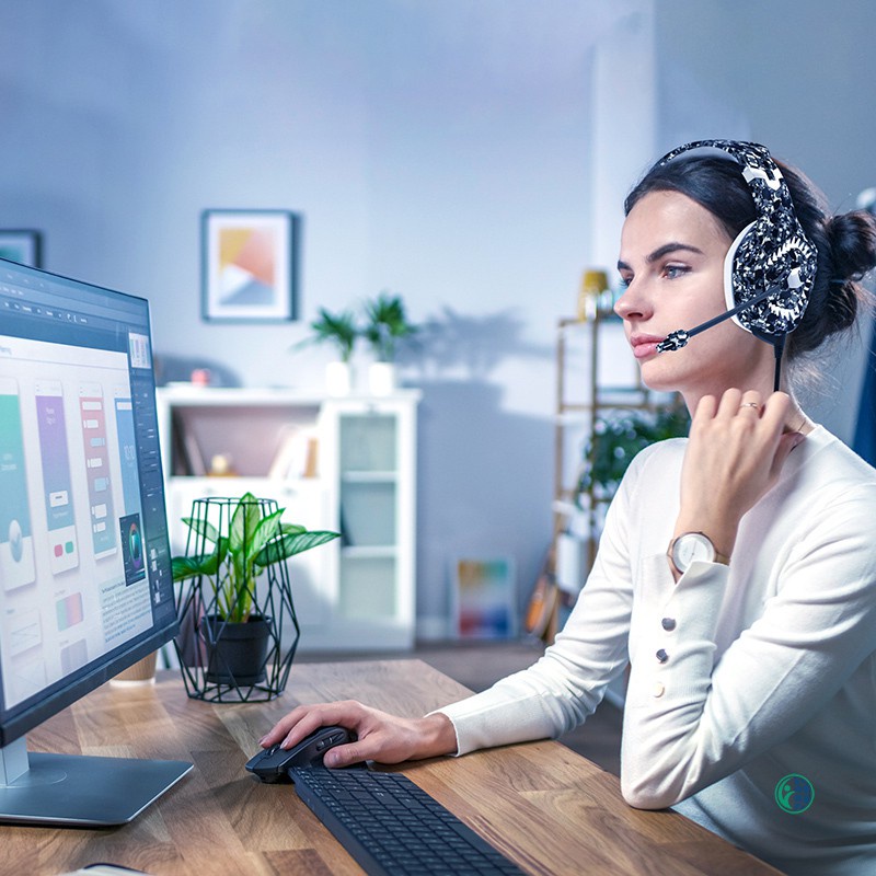 Tai Nghe Chơi Game Có Mic Và Đèn Led Họa Tiết Rằn Ri Giắc Cắm 3.5mm Cho Ps4S Pc Laptop | BigBuy360 - bigbuy360.vn