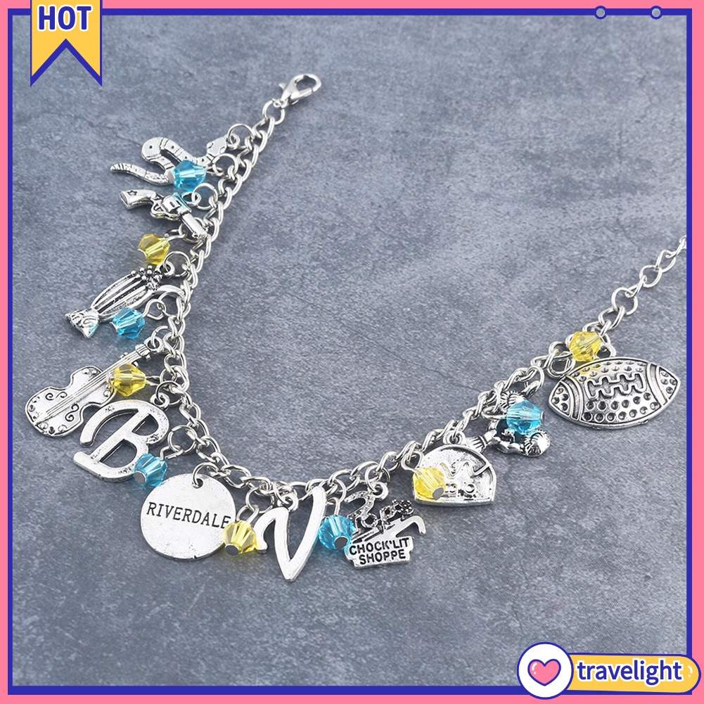 Vòng Đeo Tay Mặt Hình Đàn Ghi Ta Riverdale Thời Trang