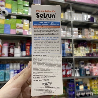 Dầu xả dưỡng tóc Selsun dành cho tóc gàu 100ml (hsd: 25/03/2025)