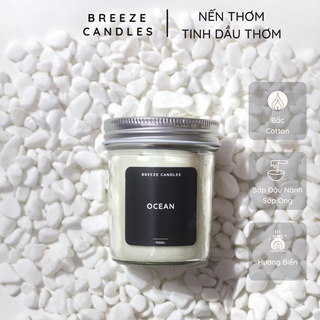 Nến thơm thiên nhiên hương của biển - OCEAN - 100gr/150gr (~35 giờ đốt)